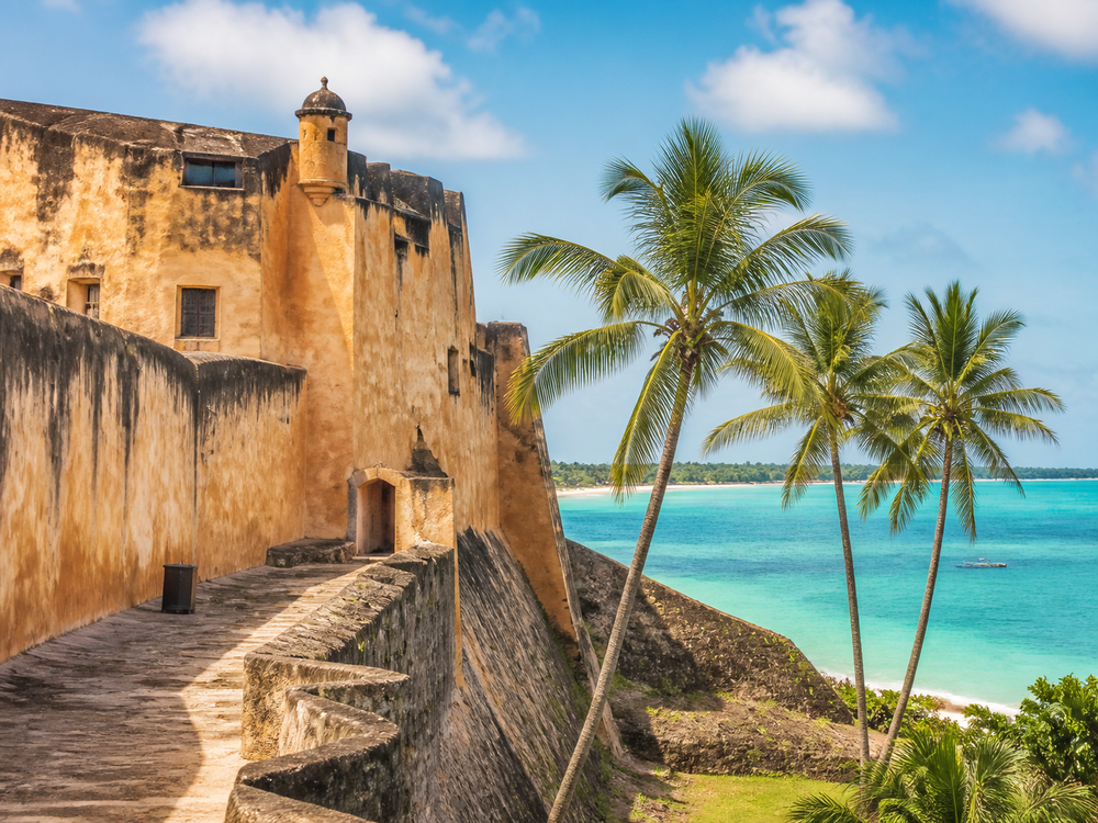 Mombasa old town and coastal architecture